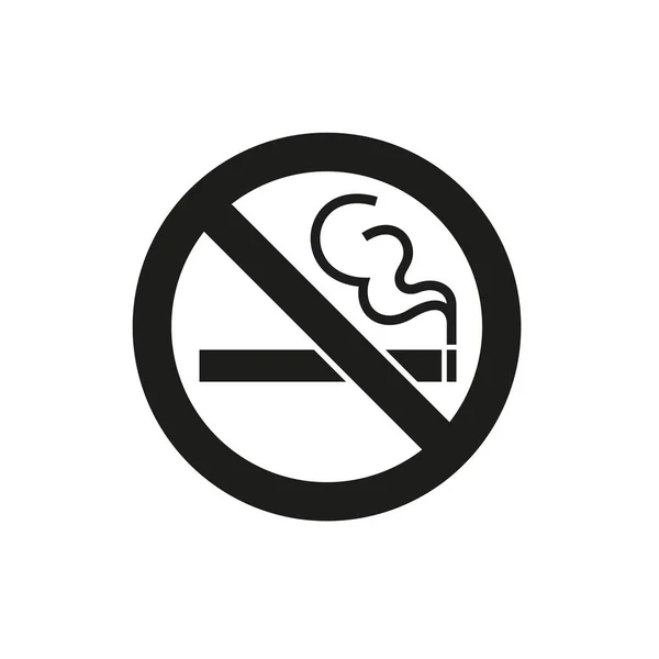 Não Fuma Sinal Proibição Vetorial Círculo Preto Com Uma Linha Vetores De Bancos De Imagens