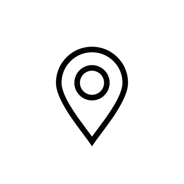 레이블이야 포인터 아이콘 Gps 포인트 Vector Pictogram — 스톡 벡터