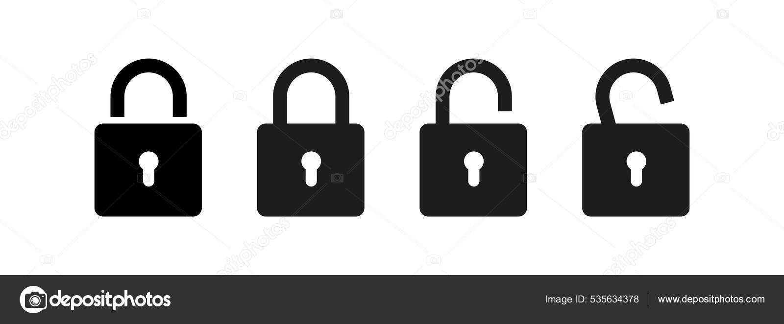 Symbole de cadenas de verrouillage pour l'interface de sécurité - Icônes  sécurité gratuites