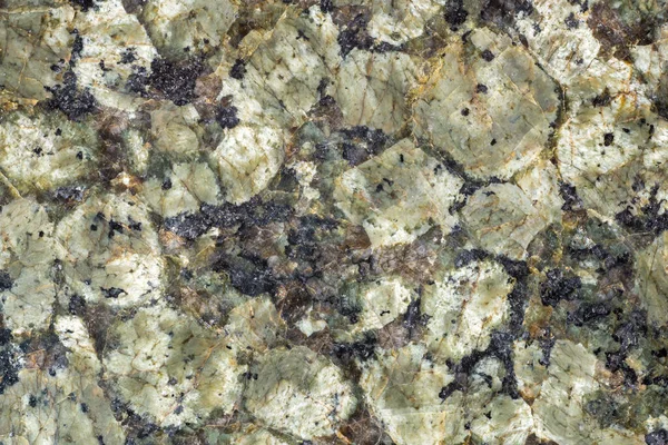 Closeup of luxurious granite slab. The phaneritic texture of granite