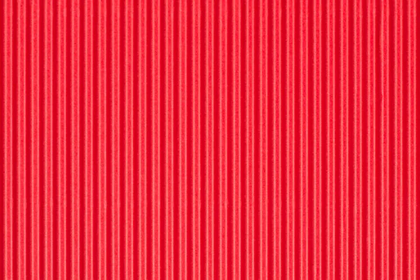 Textura Papel Papelão Decorativo Ondulado Ondulado Vermelho — Fotografia de Stock