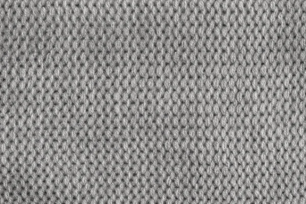 Grey Knitted Fabric Texture Background — Stockfoto