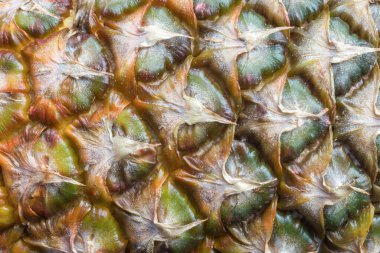Ananas derisinin pürüzlü dokusu. Desenli gıda geçmişi.