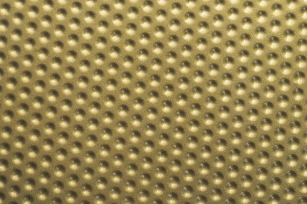 ベーキング錫の底の黄金のテクスチャパターン 背景としてのシームレスな金属板 — ストック写真