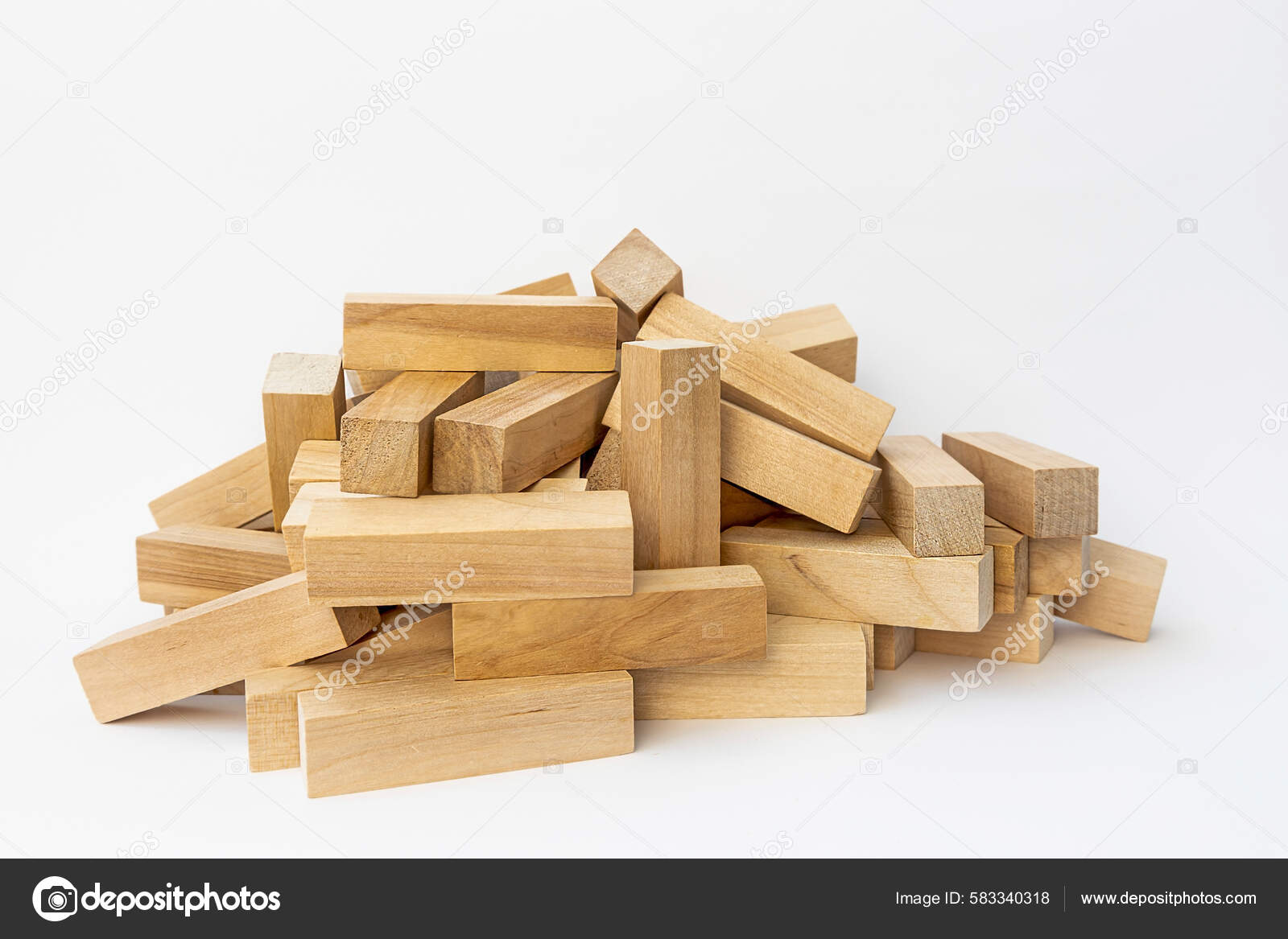 Grande Mucchio Blocchi Legno Gioco Jenga Torre Caduta Game Isolato - Foto  Stock: Foto, Immagini © RomanTyshchenko 583340318