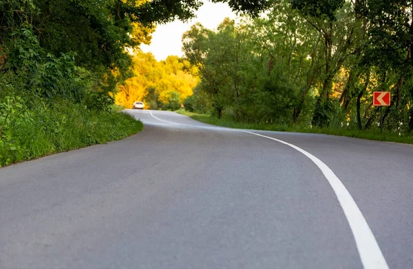 Cars on the background of the road. Travel, happy vacation