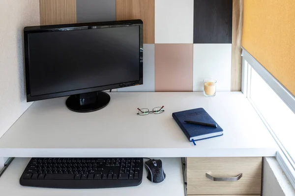 Foto Eines Desktops Büro — Stockfoto