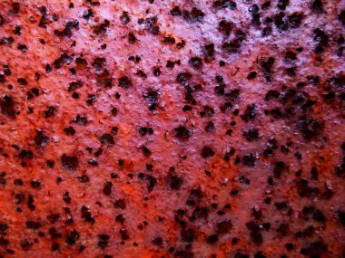 Paslı demir dokusu eskimiş. Grunge metal plaka arka planı.