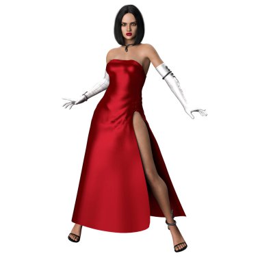 Paranormal Latin Kadın, 3D Görüntü, 3D