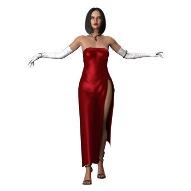 Paranormal Latin Kadın, 3D Görüntü, 3D