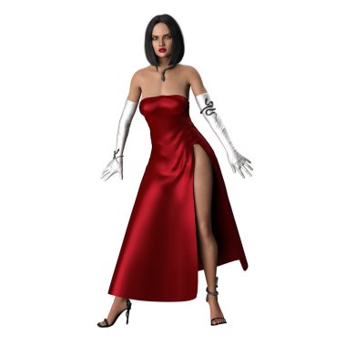 Paranormal Latin Kadın, 3D Görüntü, 3D