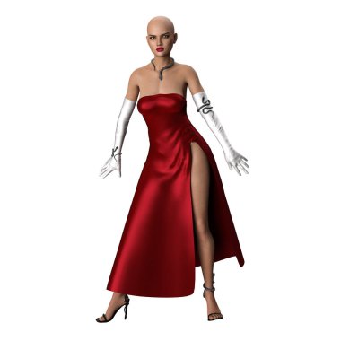 Paranormal Latin Kadın, 3D Görüntü, 3D