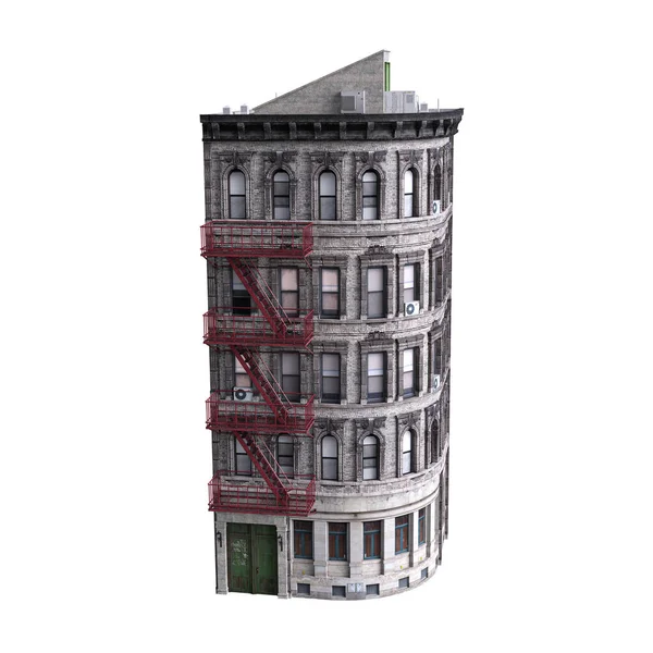 City Building Exterior Architecture Rendering Ilustrace — Stock fotografie