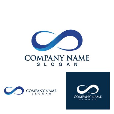 Sonsuzluk Tasarımı Vektör Simgesi Logo şablonu tasarımı