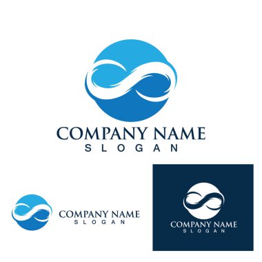 Sonsuzluk Tasarımı Vektör Simgesi Logo şablonu tasarımı