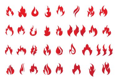 Logo vektör çizim şablonunu ateşle