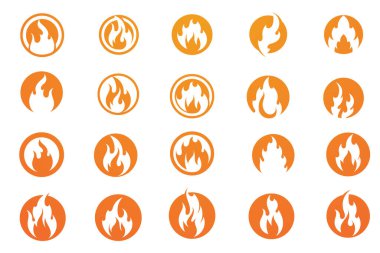 Logo vektör çizim şablonunu ateşle