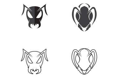 Karınca Logosu vektör illüstrasyon tasarımı