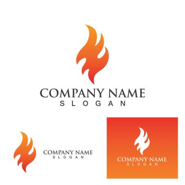 Ateş vektörü çizim şablonunu ateşle