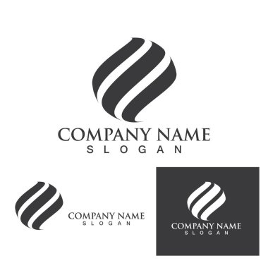 Dünya iş logosu vektörü