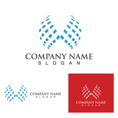 Dünya iş logosu vektörü