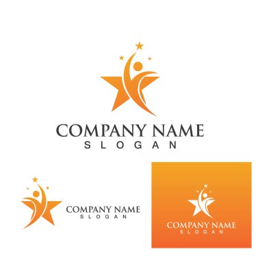 sağlık insanları logosu ve sembol vektörü