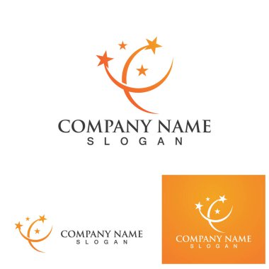  yıldız logo vektörü ve sembolü 