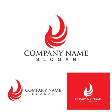 Kanat logosu ve sembol vektörü