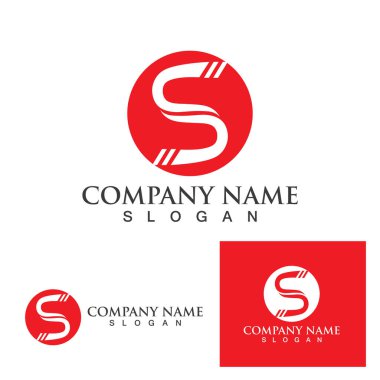 S logosu ve sembol vektörü