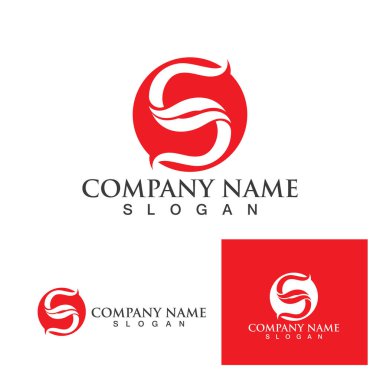 S logosu ve sembol vektörü