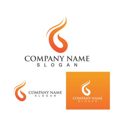 Ateş vektörü çizim şablonunu ateşle