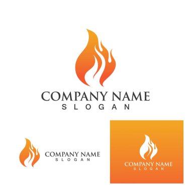 Ateş vektörü çizim şablonunu ateşle