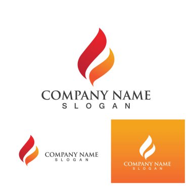 Ateş vektörü çizim şablonunu ateşle