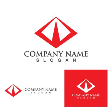 piramit logosu ve sembol vektörü