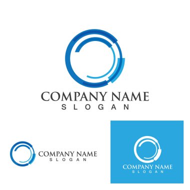 C Harfi Logo Şablonu vektör simgesi tasarımı