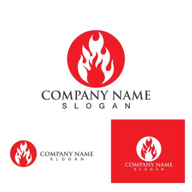 Ateş vektörü çizim şablonunu ateşle