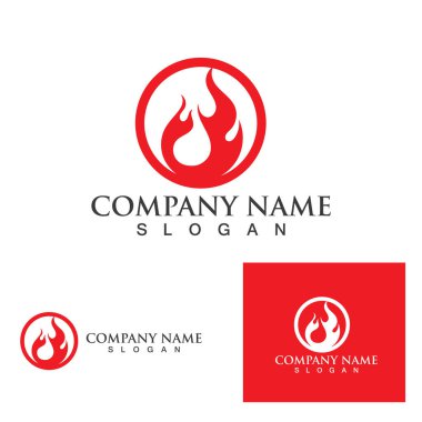 Ateş vektörü çizim şablonunu ateşle