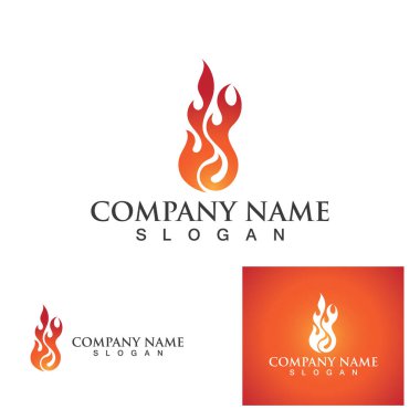 Ateş vektörü çizim şablonunu ateşle