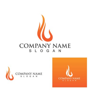 Ateş vektörü çizim şablonunu ateşle