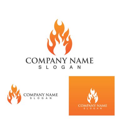 Ateş vektörü çizim şablonunu ateşle