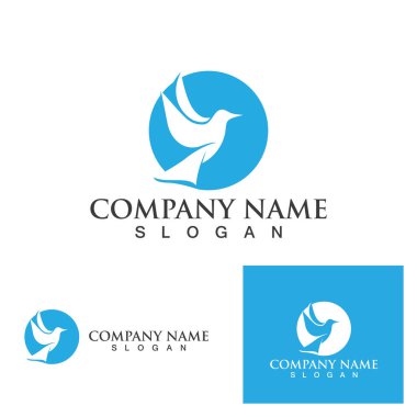 Kumsal logosunda kuşlar uçar