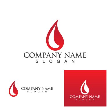 Kan damla donör vektör çizim