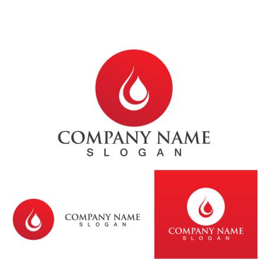 Kan damla donör vektör çizim