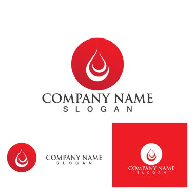 Kan damla donör vektör çizim