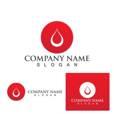 Kan damla donör vektör çizim