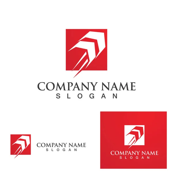 Бізнес Фінанси Шаблон Логотипу Векторний Дизайн Піктограм — стоковий вектор