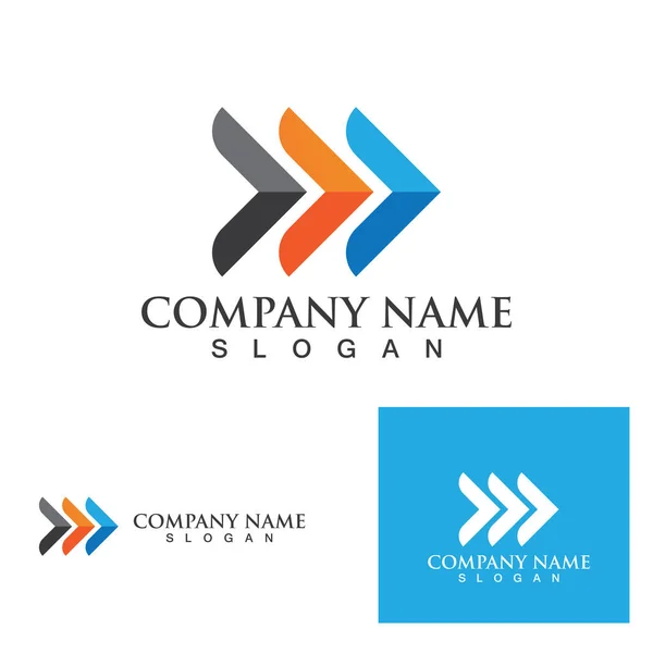 Σχεδιασμός Εικονιδίων Φορέα Προτύπου Business Finance Logo — Διανυσματικό Αρχείο