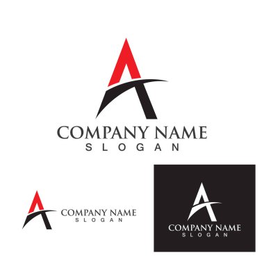 Bir Harf Logo Şablonu vektör illüstrasyon tasarımı