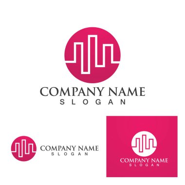 Ses dalgaları vektör çizim şablonu