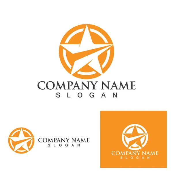 Star Logo Template Vetor Ícone Ilustração Desig — Vetor de Stock